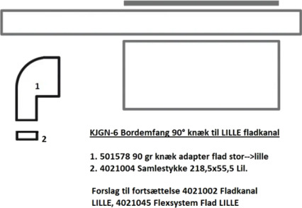 Jgnordic KJGN-6 Til Lille Fladkanal Tilbehør Til Ventilatorer Jgnordic KJGN-6 Til Lille Fladkanal Tilbehør Til Ventilatorer