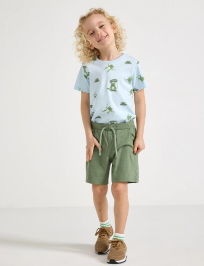 Lindex Mid Length Shorts   Khaki green   92