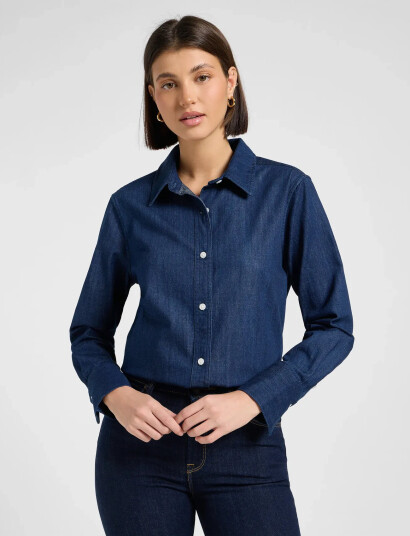 Lee Jeans Classic Shirt - Navy - XS Lee Jeans Classic Shirt - Navy - XS