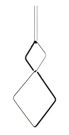 Flos Arrangementer Square Taklampe Liten & Stor Configuration Sort/ Hvit