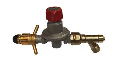 Regulator 0,5-4 bar POL slangebruddsventil vingemutter