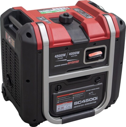 Senci Inverteraggregat 4500 w El.Start Bensin Atsreléstyring Senci Inverteraggregat 4500 w El.Start Bensin Atsreléstyring
