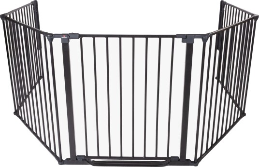 BabyDan Flex StepFree XXL Skrugrind Svart