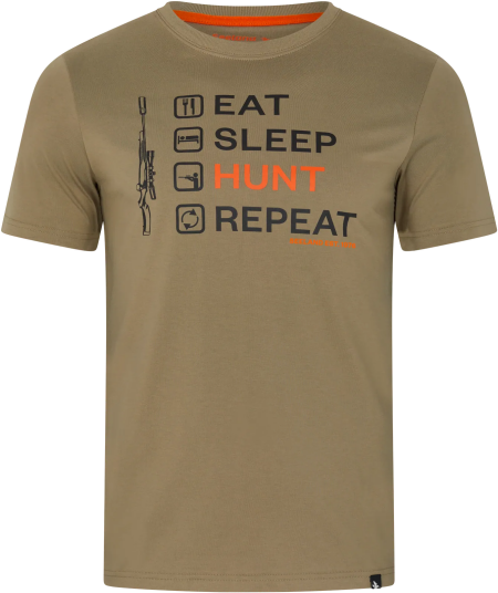 Seeland Men"s Cross List T Shirt Covert Green M