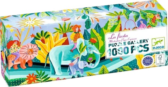 Djeco Puslespill 1000 Brikker Galleri La Fiesta Djeco OneSize Puslespill