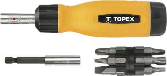 Topex Ratchet Bits Skrutrekker (39D518)