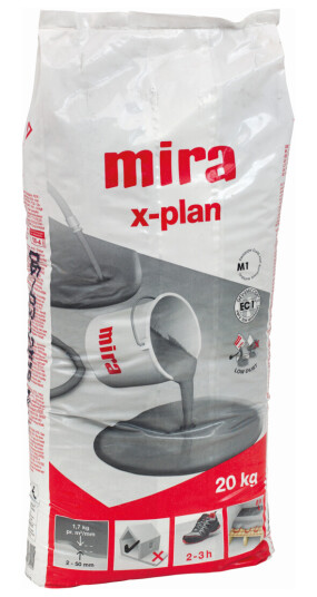 MIRA X-PLAN STØVREDUSERT AVRETTINGSMASSE 20KG