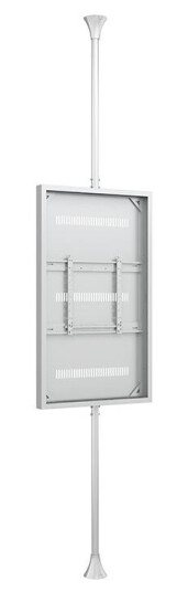 Multibrackets M Pro Series - Enclosure 65"" Floor to Ceiling Medium White