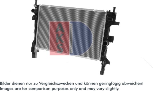 AKS DASIS 090145N Radiator motorkjøling