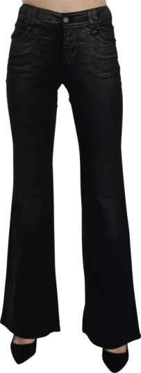 John Galliano Dame Jeans Svart W25,