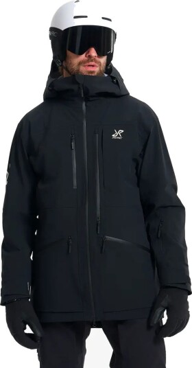 RevolutionRace Atlas Long 3L Ski Jacket Herre Black Størrelse:M Skalljakke Turjakke & Vindjakke