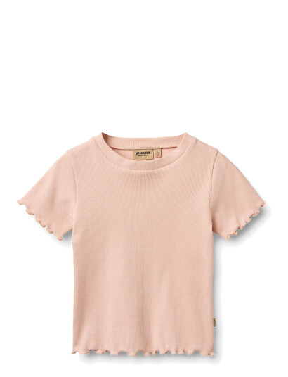 Wheat Rib T Shirt S/S Alicia Pink 98 Wheat Rib T Shirt S/S Alicia Pink 98