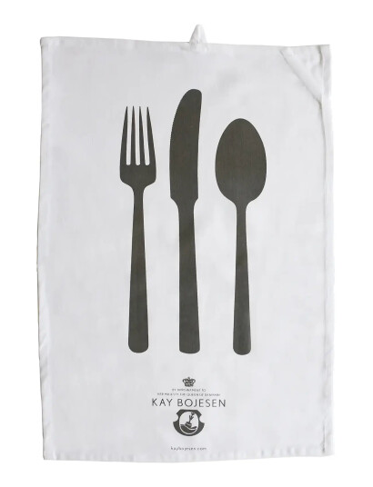 Kay Bojesen Viskestykke, 2 Stk. - White - 45X65CM