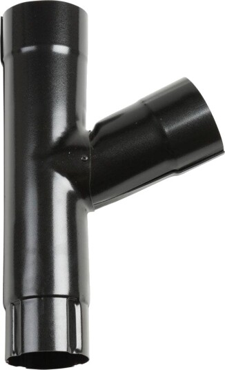 Isola Grenrør stål 75/75mm sort takrenne Isola Grenrør stål 75/75mm sort takrenne