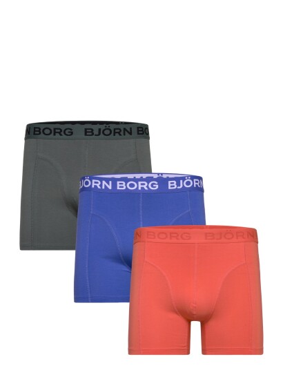 Björn Borg Cotton Stretch Boxer 3P   Multi/patterned   L