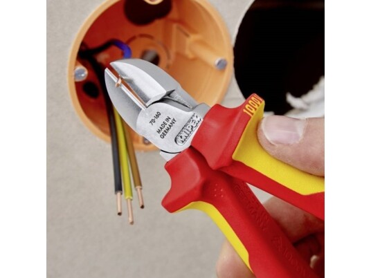 Knipex 160 mm VDE Avbitertenger med Flerkomponent-Grep
