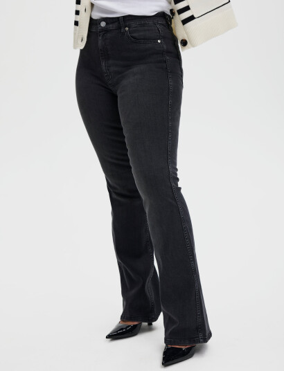 Gestuz Emilindagz Hw Flared Jeans - Grey - 32
