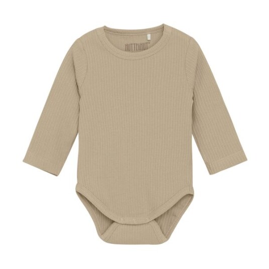 Huttelihut Rib body til baby - irish cream