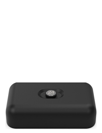 24bottles Lunch Box - Stone Finish - Tuxedo Black - Black - 1300 ml 24bottles Lunch Box - Stone Finish - Tuxedo Black - Black - 1300 ml