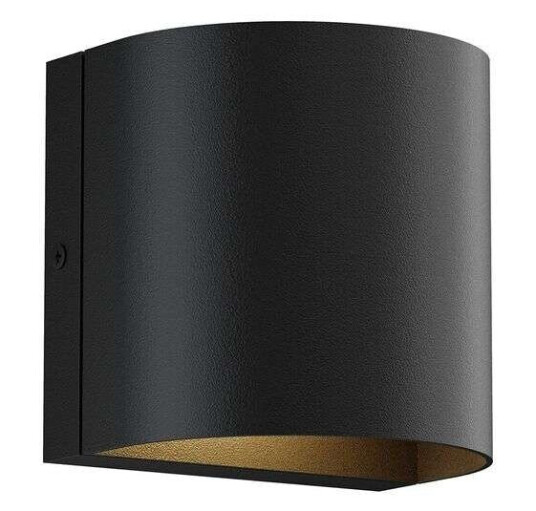 Lindby - Gladis LED Utendørs Vegglampe Black Lindby