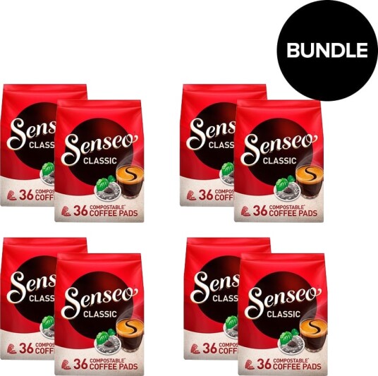 Senseo 8 Bags of Classic Coffe Pads Bundle Senseo 8 Bags of Classic Coffe Pads Bundle