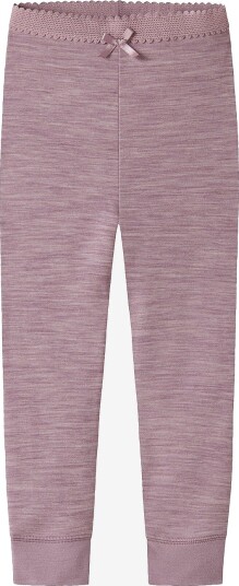 Name It Nmfwyla Leggings Rosa Merinoull og Viskose med Normalhøy Midje