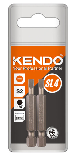 KENDO BITS SL4 50MM 2 STK