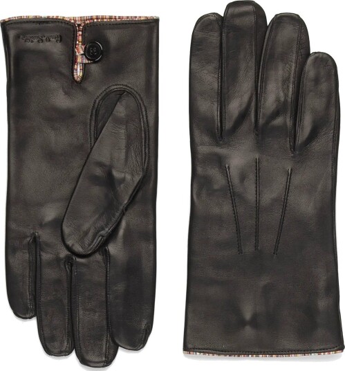 PS Paul Smith Men Glove Striped Piping   BLACK   L