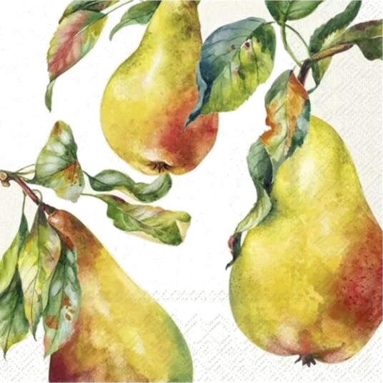 Servietter Home grown pears kaffe
