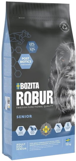 Bozita Robur Senior Hundemat med Kylling og Leddpakke 12 kg Bozita Robur Senior Hundemat med Kylling og Leddpakke 12 kg