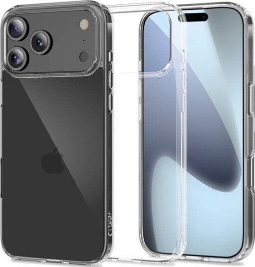 Tech-Protect Flexair Hybrid Deksel for iPhone 17 Pro Max - Gjennomsiktig