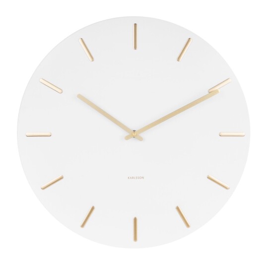 Karlsson Charm Veggklokke KA5716WH   Unisex 45 cm Kvarts urverk