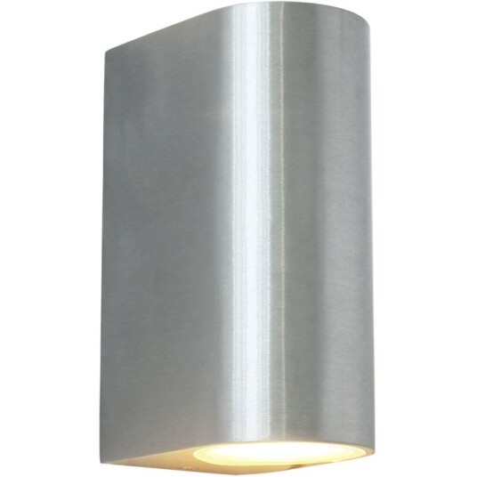Llitt Mats II Väggarmatur 2xGU10-sockel IP44 Aluminium