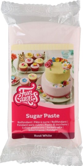 Roséhvit Fondant Fra Funcakes 250g Roséhvit Fondant Fra Funcakes 250g