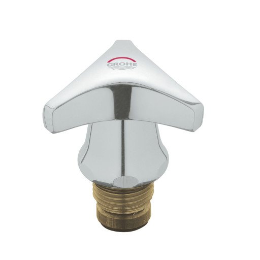 Grohe 1/2" ventiloverdel varmt vann med Trrkom grep, krom Grohe 1/2" ventiloverdel varmt vann med Trrkom grep, krom