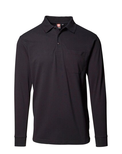 Id PRO Wear Poloskjorte m. Lomme Svart