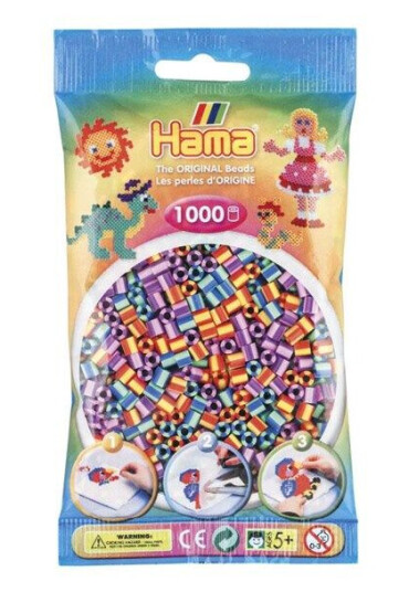 Hama Ironing beads mix - Striped Mix (092) 1000pcs. Hama Ironing beads mix - Striped Mix (092) 1000pcs.