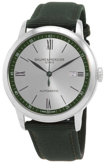 Baume & Mercier Herreklokke M0A10696 Classima Grå/Lær Ø42 mm
