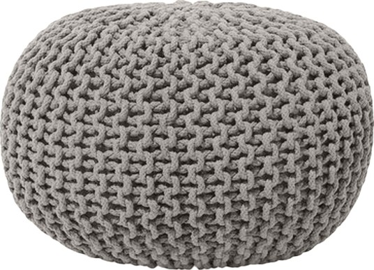Conrad Puff 50 cm Grå