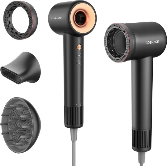 Coshare HD10E Pro Hårføner (1600W) Svart
