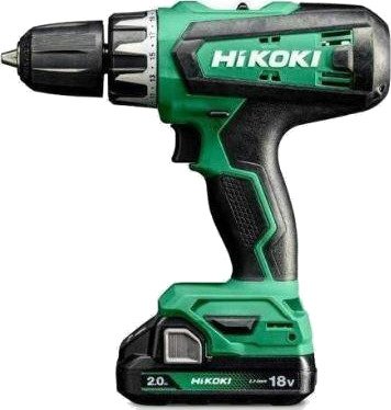 HiKOKI Slagbormaskin DV18DF WQZ 18 v, 55 nm, 2 × 2,0 ah Batterier, HSC Koffert