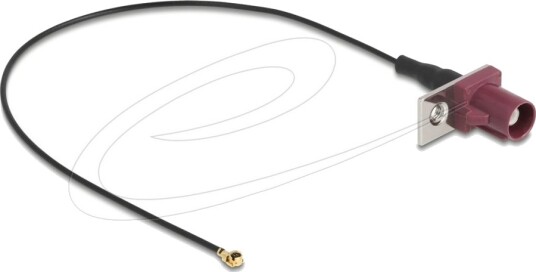 Delock - Antennekabel - Fakra D-Kontakt (P) Til Mhf (P) - 20 Cm - 1.13 Mm - Koaksial