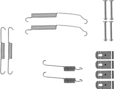 Tilbehørsett, bremsesko TEXTAR 97048000 Tilbehørsett, bremsesko TEXTAR 97048000