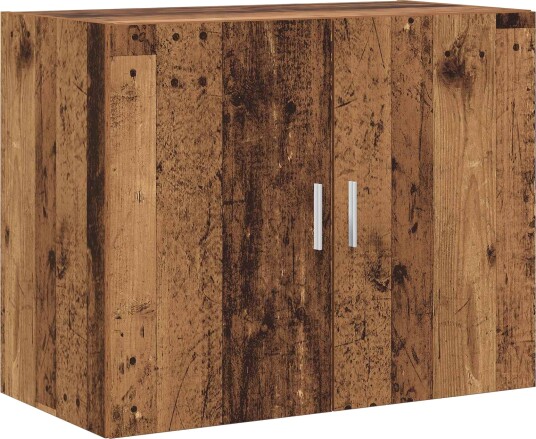 vidaXL Veggskap Gammelt tre 80 x 42,5 x 64 cm Konstruert tre