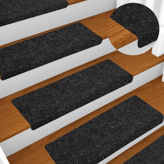  Selvklebende trappematter 20 stk svart 65x21x4 cm 8721288458360
