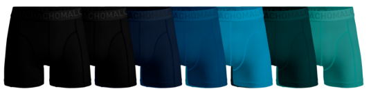 Muchachomalo 1010 Hello Moonlight 7pk Boxer 148 Assorted Large