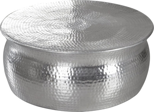 Osagie Sofabord 75 cm Rundt - Silver