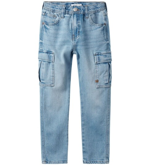 Name It kids Cargojeans nkmSilas Tap Cargo Jeans 6650 AZ Blå
