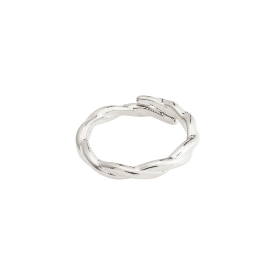 Pilgrim LULU twirl stack ring sølvbelagt
