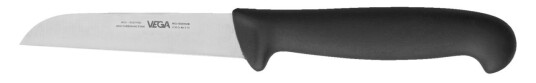 VEGA Skrellekniv Messina; Bladlengde 9 cm, 19.5 cm (L); Svart/Sølvfarge